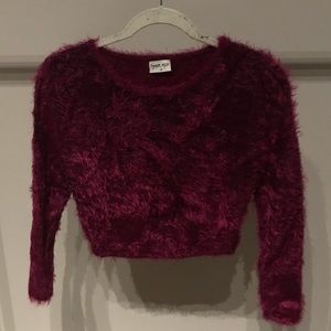 Tiger Mist Love Crop Sweater